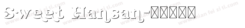 Sweet Hansan字体转换